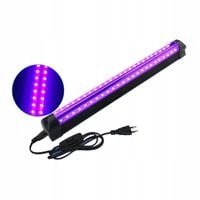 Lampa 48x LED UV 395-400nm 10W Wtyczka ŚCIENNA 230V Ultrafioletowa