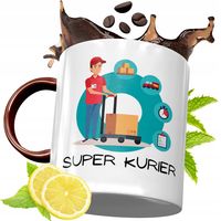 Kubek Bordowy Dla Kuriera Na Urodziny Prezent Z Nadrukiem Ze Zdjęciem