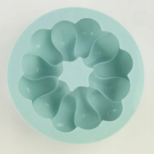 FORMA SILIKONOWA DO DESERÓW BĄBLE 3D OKRĄGŁA MUSY CIASTKA 19,5 x 19,5 CM na Arena.pl