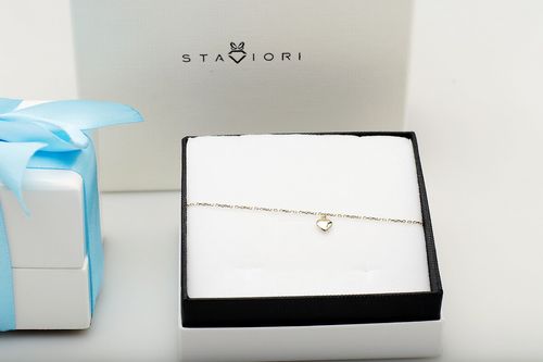 złota bransoletka z serduszkiem  bzg6120 na Arena.pl