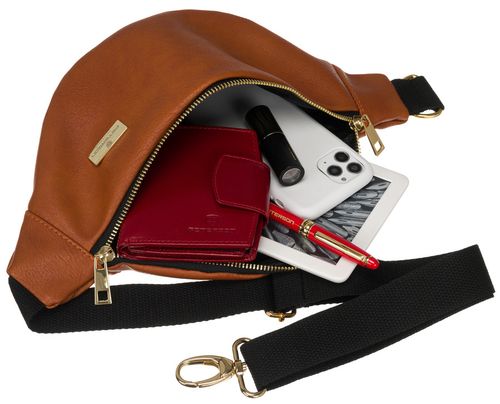 klasyczna damska nerka biodrowa ze ekologicznej - peterson na Arena.pl