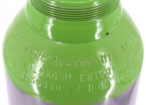 MIX (82% AR + 18% CO2)Butla 8L 150BAR PEŁNA NOWA + Reduktor MINI na Arena.pl