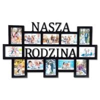 Multirama ramka na zdjęcia z napisem  Nasza Rodzina 12 zdjęć