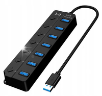 HUB ADAPTER 7x USB 3.0 ROZDZIELACZ ROZGAŁĘŹNIK PORTÓW