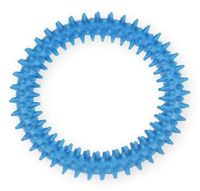 PET NOVA Ringo zabawka psa gryzak z wypustkami czyści zęby miętowe 12,5 cm