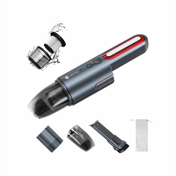 Odkurzacz SAMOCHODOWY akumulator HEPA NAVITEL 100W zdjęcie 9