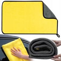 PUSZYSTY RĘCZNIK Z MIKROFIBRY DO OSUSZANIA CZYSZCZENIA AUTA SAMOCHODU 90x60