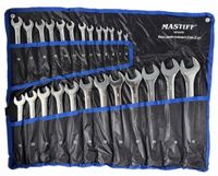 Klucze płasko-oczkowe 25-el. 6-32mm warsztatowe zestaw kluczy płaskie W-wa