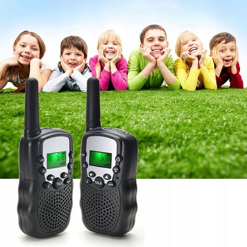 2X WALKIE TALKIE KRÓTKOFALÓWKI KRÓTKOFALÓWKA PMR Z LATARKĄ I WYŚWIETLACZEM na Arena.pl