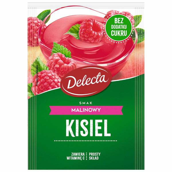 DELECTA KISIEL MALINOWY 38G zdjęcie 1