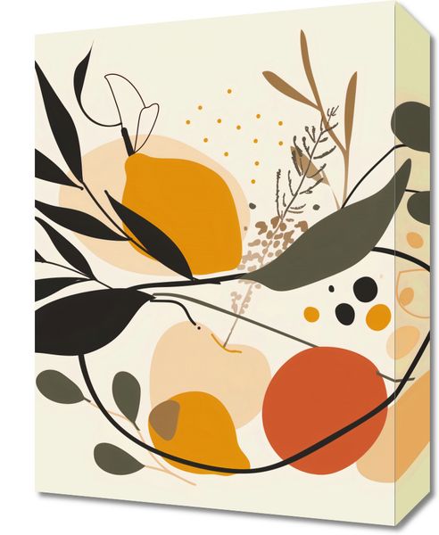 Obraz 30x40cm Botaniczny Wir zdjęcie 1