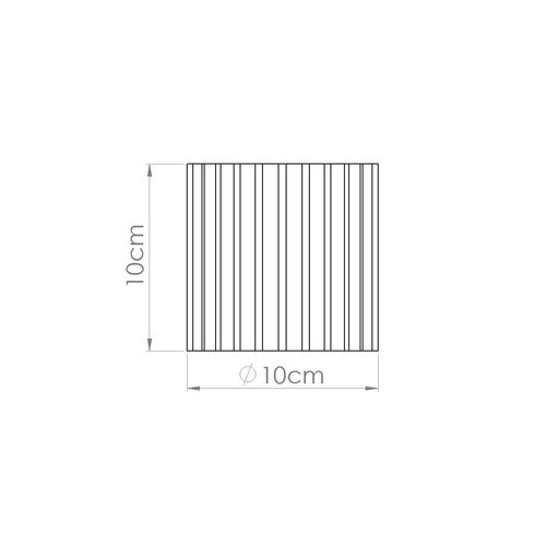 Plafon AURA 1 burgund GU10 na Arena.pl