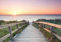 FOTOTAPETA FLIZ widok most zachód słońca na wymiar