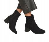 Klasyczne buty Simply Be na obcasach typu block ze stretchem r,37