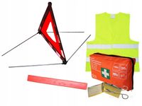 APTECZKA DIN 13164 KAMIZELKA XL ŻÓŁTA TRÓJKĄT DROGOWY