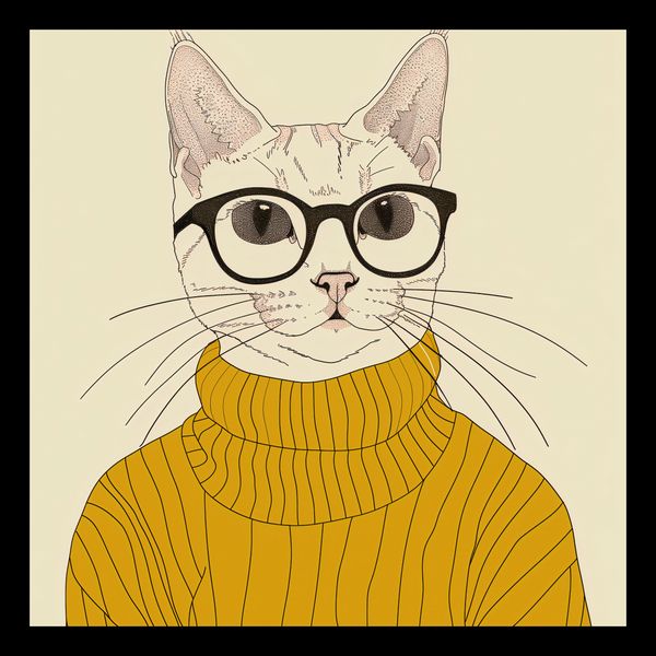 Plakat 20x20cm Intelektualista zdjęcie 2