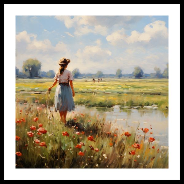 Plakat 60x60cm Wiejski Spokój zdjęcie 3