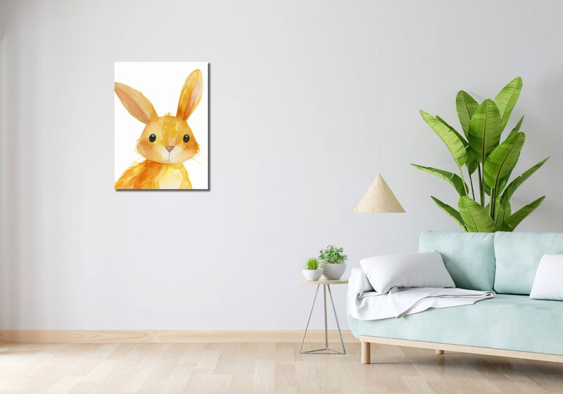 Obraz 50x70cm Słodki Zajączek zdjęcie 2