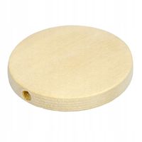 Drewniane koraliki DYSK moneta surowe 25mm 10szt.