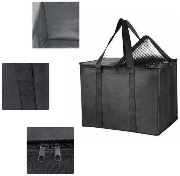 LUNCH BOX duża termiczna na jedzenie torba śniadaniowa pojemna zdjęcie 2