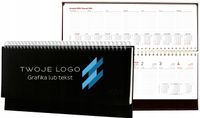 Terminarz 2026 tygodniowy kalendarz biurkowy Z TOIM LOGO NADRUKIEM 5 szt