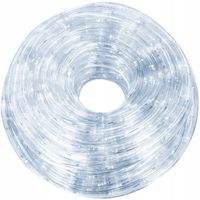 WĄŻ ŚWIETLNY ZEWNĘTRZNY 720 LED LAMPKI IP44 30m OŚWIETLENIE BIAŁY ZIMNY