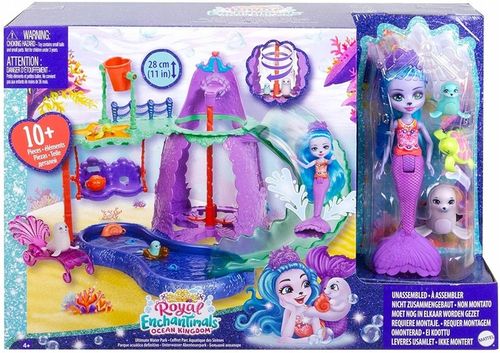 ENCHANTIMALS SYRENKI PARK WODNY + LALKA FOCZKA zestaw do zabawy dla dzieci na Arena.pl