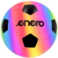 PIŁKA NOŻNA WINYLOWA RAINBOW 21CM 200G ENERO