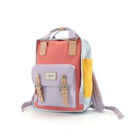 wielokolorowy, praktyczny plecak z miejscem na laptopa odszyty