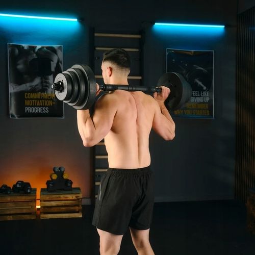 Hantle regulowane bitumiczne sztanga 40kg zestaw hantli 2x20kg Trex Sport na Arena.pl