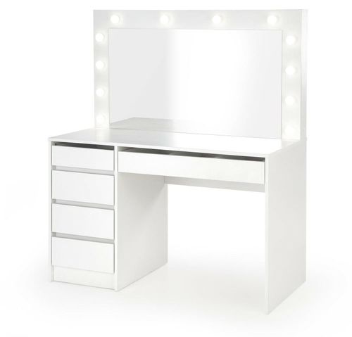 Toaletka z lustrem Sybilla XL biała na Arena.pl