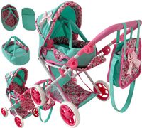 WÓZEK DLA LALEK GŁĘBOKI SPACERÓWKA GONDOLA 3w1 MarioToys TORBA POŚCIEL