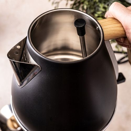 Czajnik elektryczny Bezprzewodowy OBROTOWY 1,7 Lit Stalowy KLAUSBERG Czarny na Arena.pl