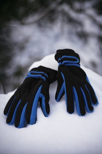 Rękawiczki Do Ekranów Dotykowych Narciarskie Na Zimę M Niebieskie na Arena.pl