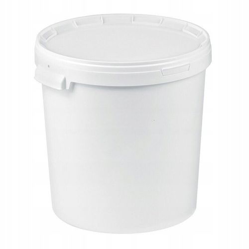 Wiadro z pokrywą 5x 33l wiaderko plastikowe z pokrywką ATEST żywność na Arena.pl