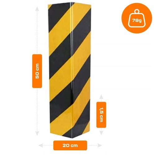 NAROŻNIK ODBOJNIK OCHRONNY na ścianę garażu parking mata 50x20x1,5 na Arena.pl