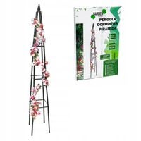 PERGOLA OGRODOWA PIRAMIDA KOLUMNOWA NA RÓŻE KWIATY 200 cm + KOTWY