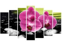 80CM 140CM OBRAZ 7 ELEM STORCZYKI KAMIENIACH ŚCIENNY