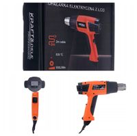 Opalarka elektryczna z wyświetlaczem LCD Kraft&Dele 2000 W 230 V 600 °C