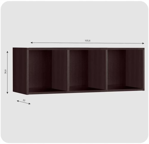 Regał półka organizer pojemnik stojak na płyty winylowe segregatory Cubo 3 na Arena.pl