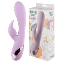 wibrator rabbit do pochwy, punktu g i łechtaczki. silikonowy. may