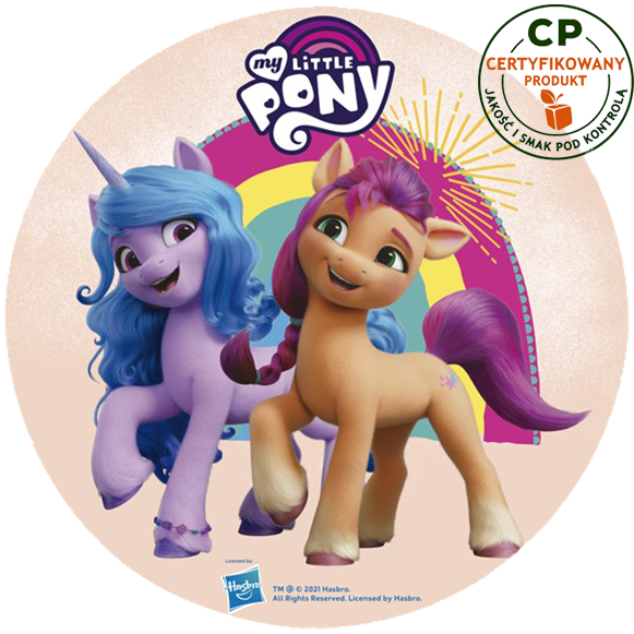 Opłatek na tort Kucyk Pony zdjęcie 1