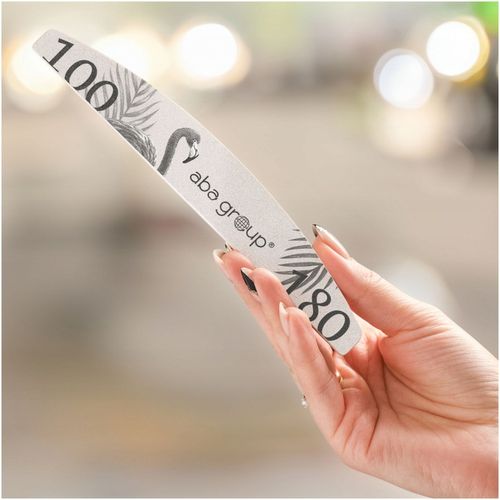 Aba Group Pilniki do Paznokci Półksiężyc Łódka 100/180 Slim Zestaw 100 na Arena.pl