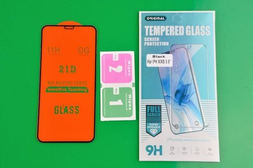Szkło Hartowane 21D do Apple iPhone X / XS czarny na Arena.pl