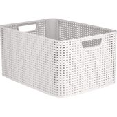 Curver 253007 Koszyk L Style jasny szary 30L