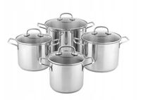 ZESTAW GARNKÓW 8CZ. NOIS ZE STALI NIERDZEWNEJ CARSO ELEGANCE