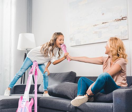 Gitara Elektryczna Rockowa + Mikrofon na Statywie na Arena.pl