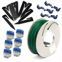 ZESTAW MONTAŻOWY XXL 50m 3.4mm PRZEWÓD KABEL OGRANICZAJĄCY ROBOTA KOSIARKI