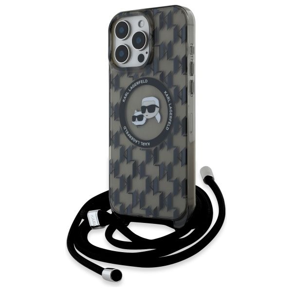 Etui Karl Lagerfeld do iPhone 16 Pro, Czarny, MagSafe zdjęcie 1