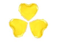 Balon foliowy serce, złoty, 9 cali, 3 szt. [balony na powietrze]